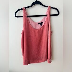 J. Crew Coral Velvet Women's Tank Top